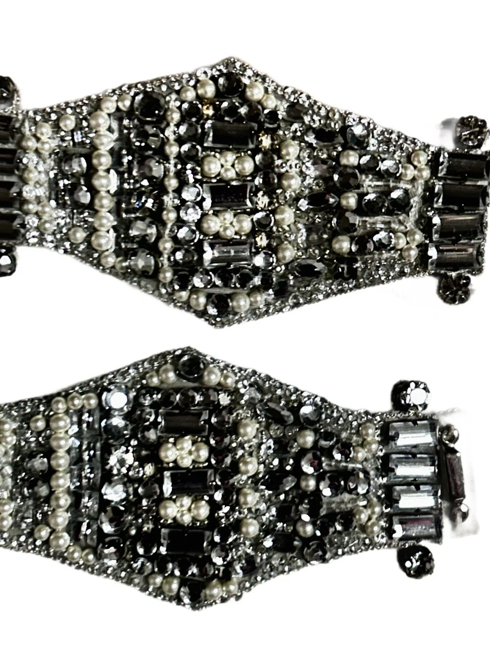 Anne Barge ~ Small ~ Embellished Swarovski Crystals/ Rhinestones Pearl Belt ~New